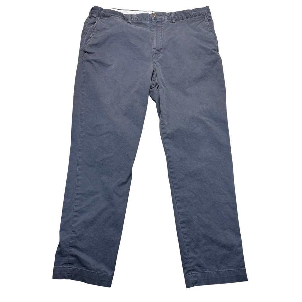 Polo Ralph Lauren Mens Navy Blue Stretch Straight Fit Chino Pants 38x32